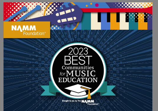 Old Rochester Regional School District has been named one of the Best Communities for Music Education!