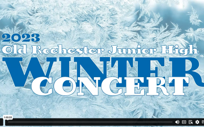 2023 Old Rochester Junior High Winter Concert